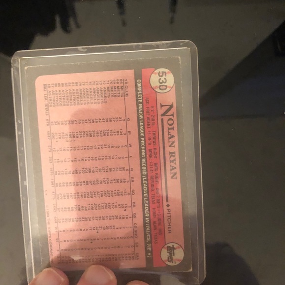 Excellent condition non graded Nolan Ryan Card!! - Picture 4 of 4